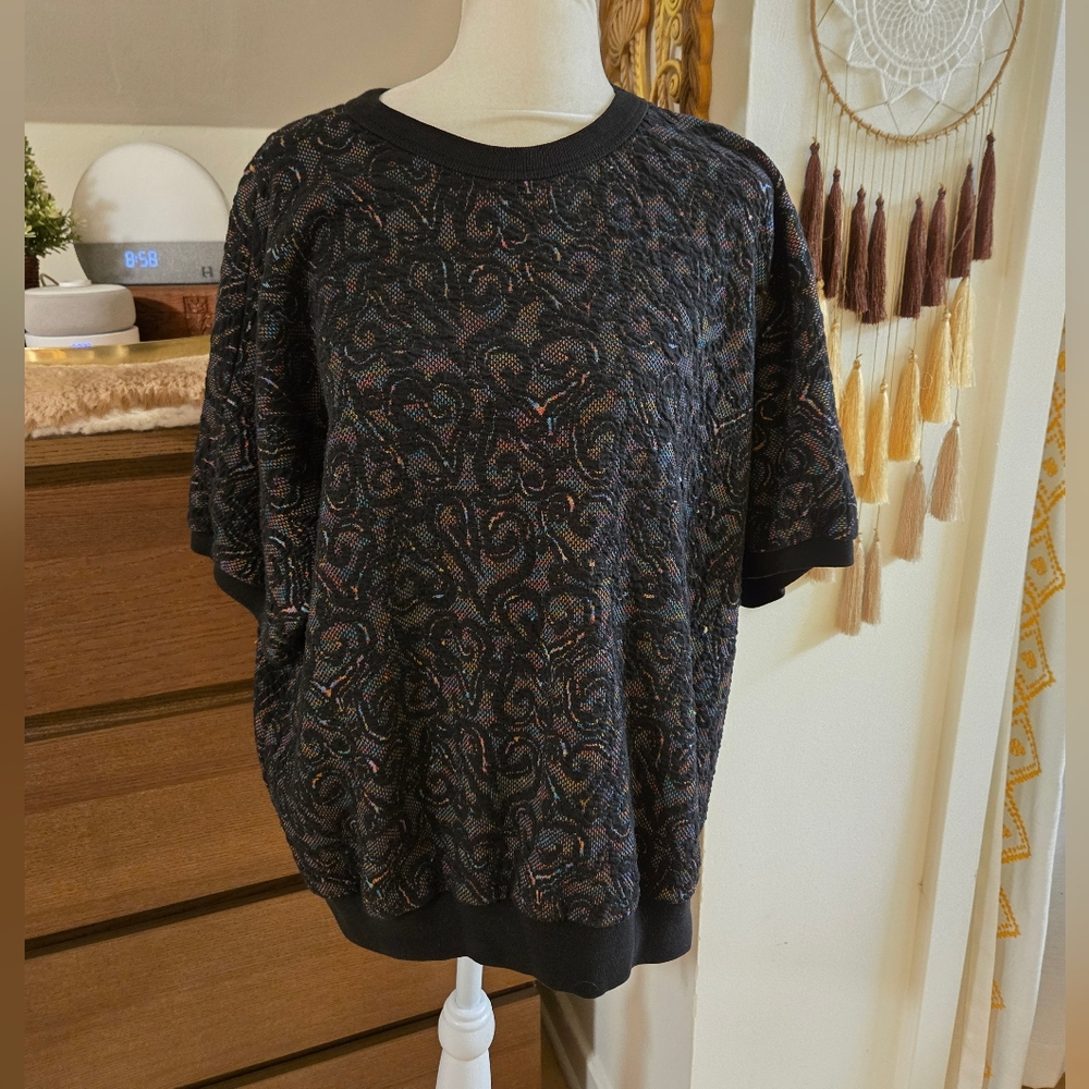Vintage short sleeved dad sweater